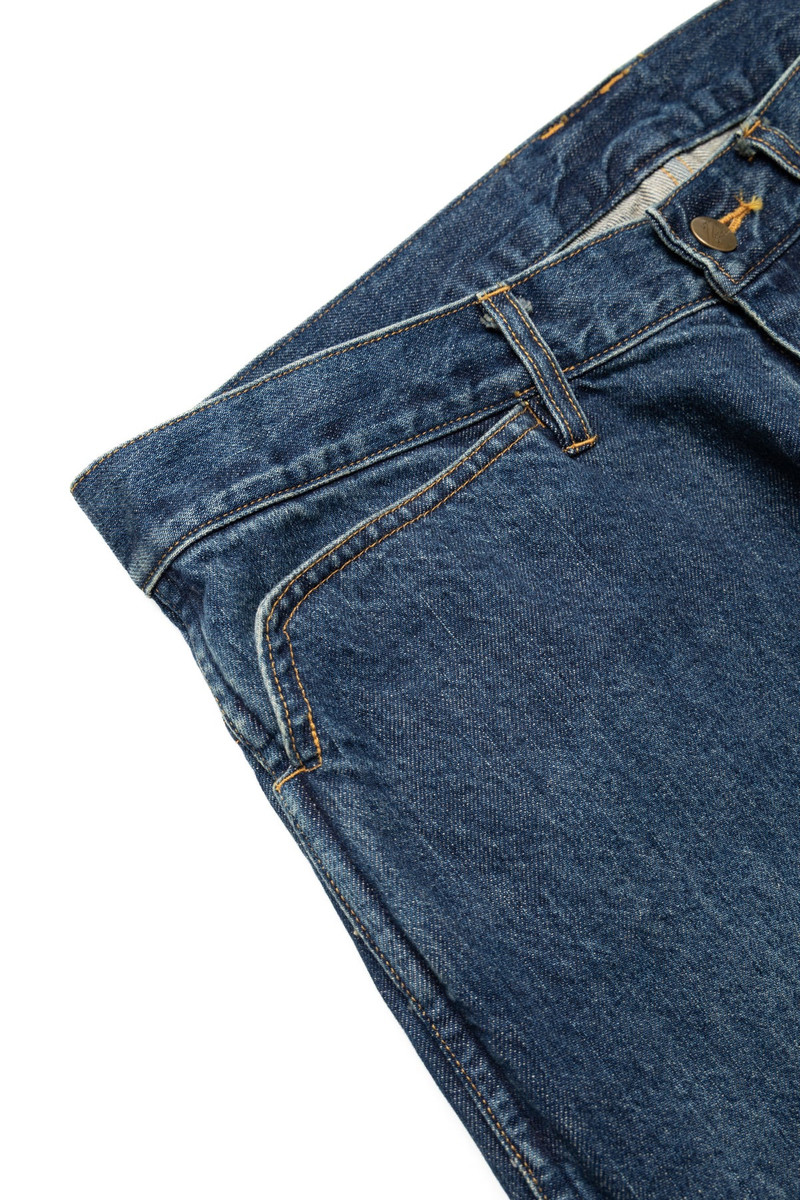 NEEDLES Papillon Emb. Straight Jean 12oz Denim - Indigo outlook