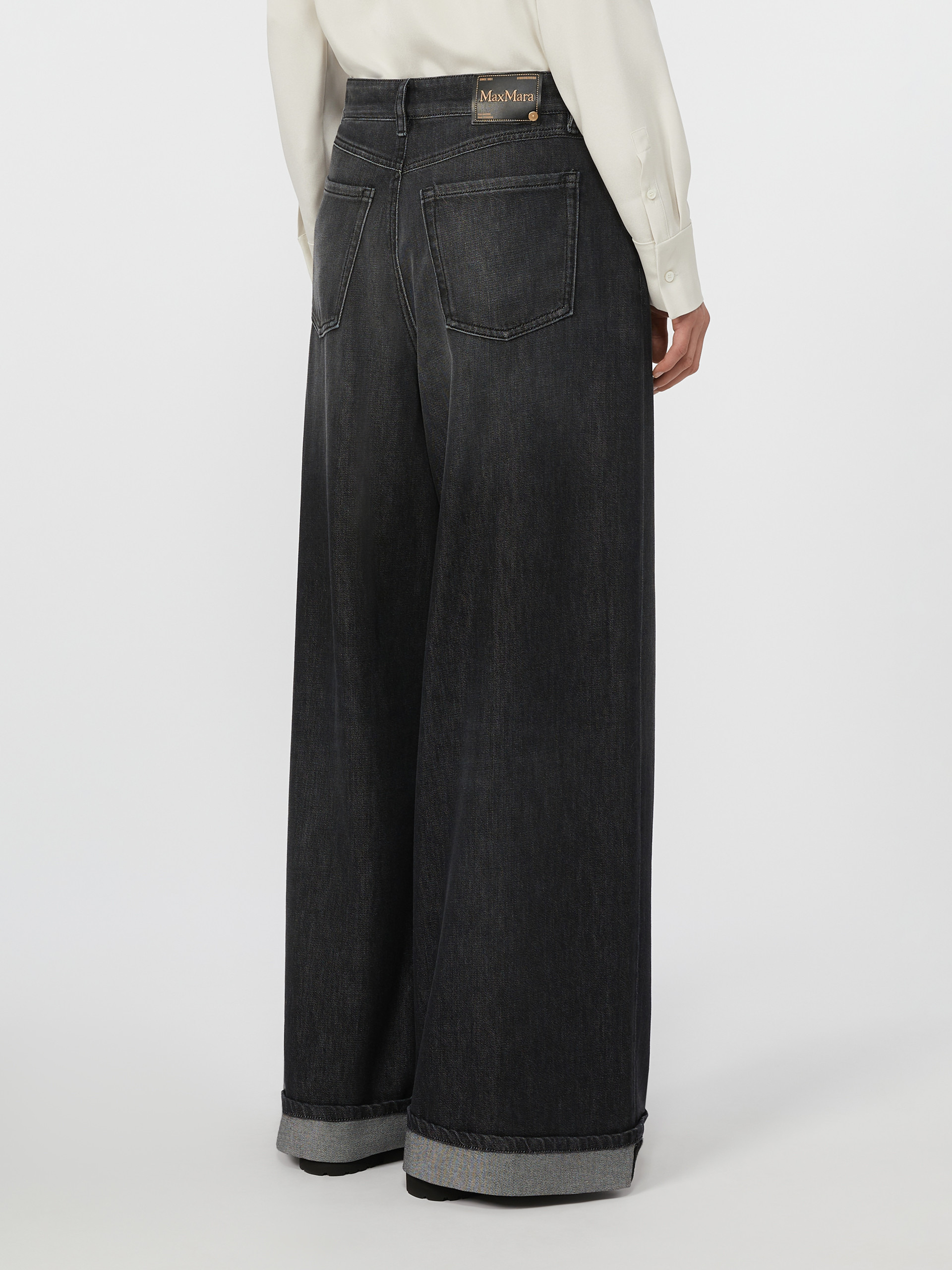 LUSSO Denim turn-up jeans - 4