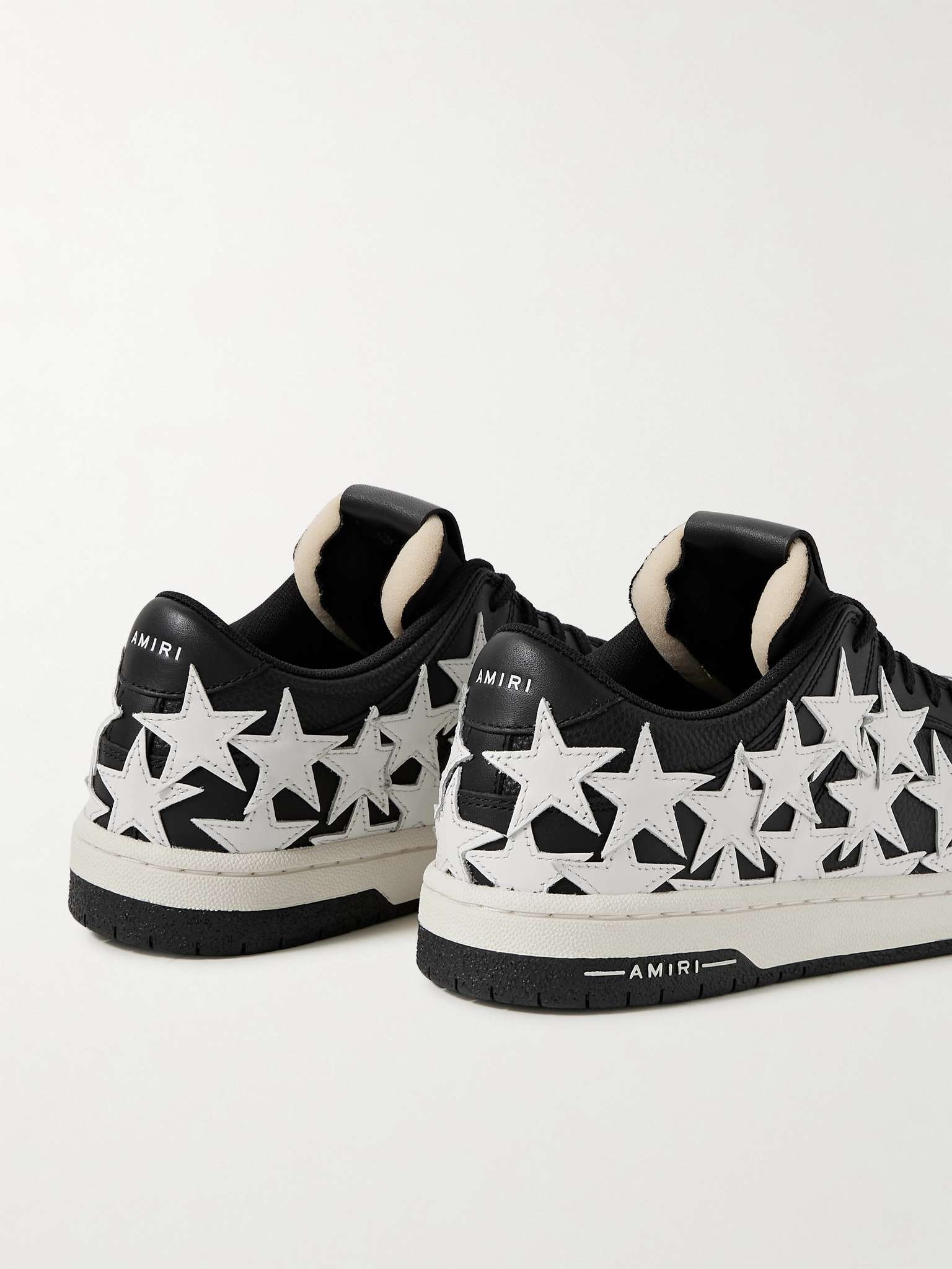Stars Low Appliquéd Leather Sneakers - 5