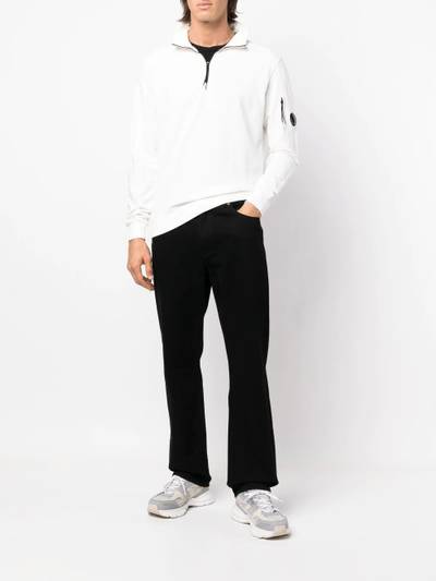 C.P. Company logo-patch high-neck sweatshirt outlook