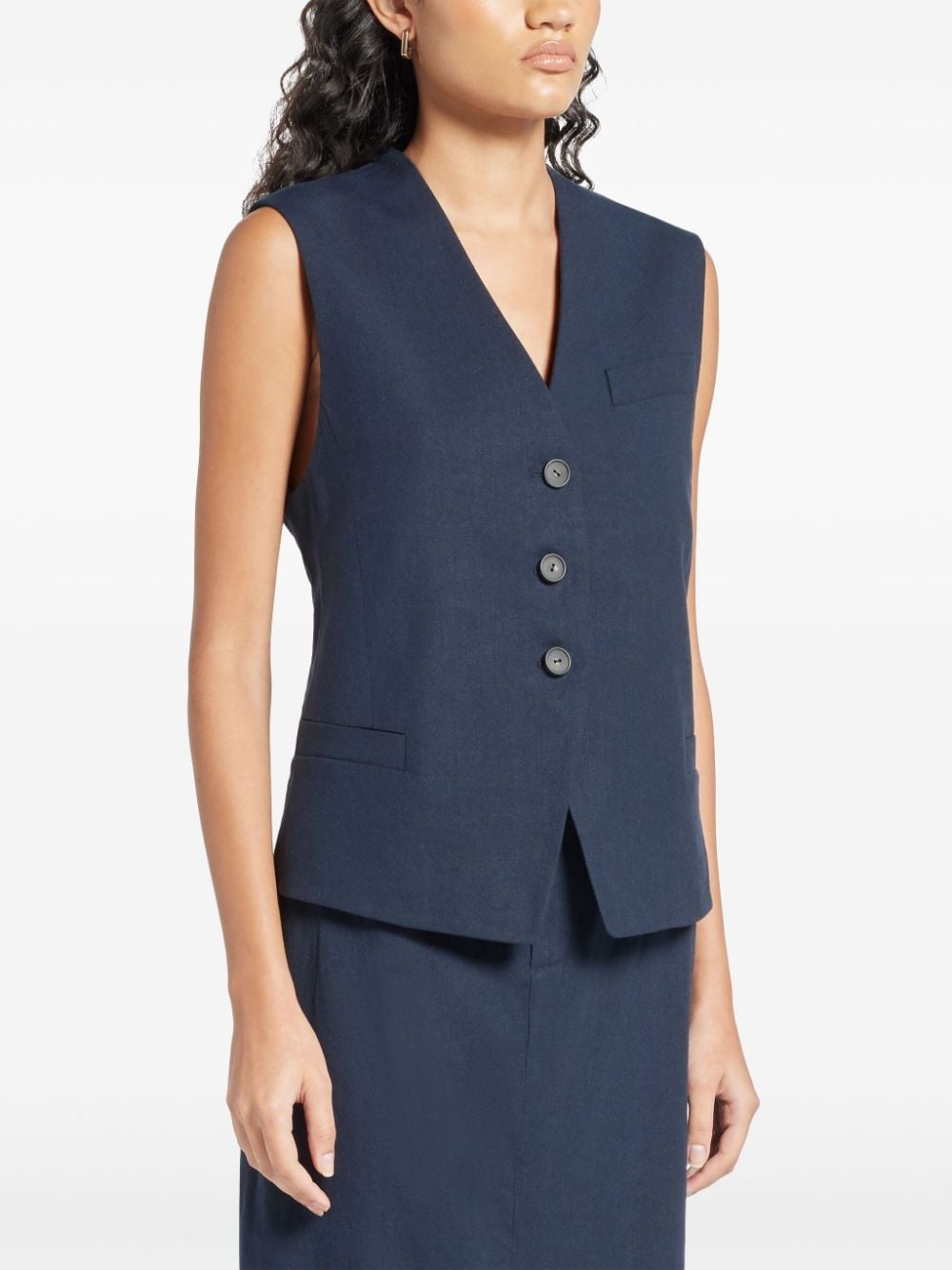 V-neck waistcoat - 3