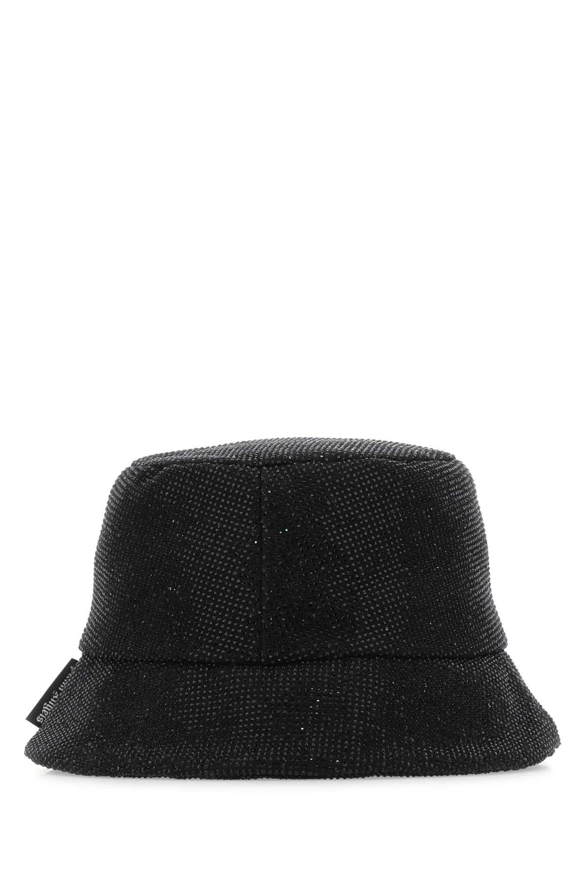 Palm Angels Women Black Cotton Hat - 3