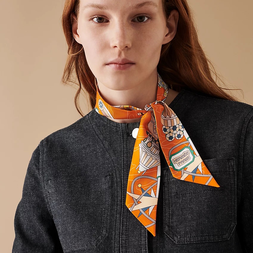 Hermès Scarf Odyssey twilly - 1