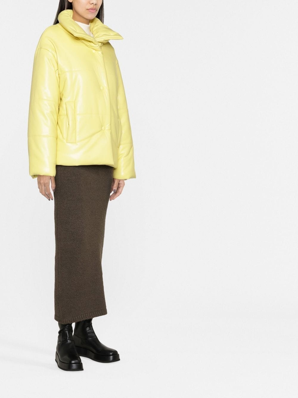oversize padded windbreaker jacket - 4