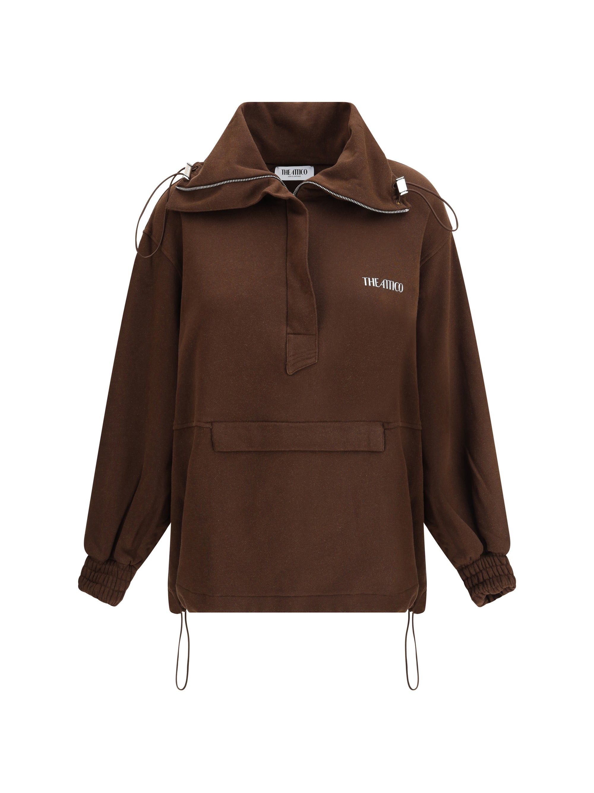 The Attico Women High-Neck Sweatshirt - 1