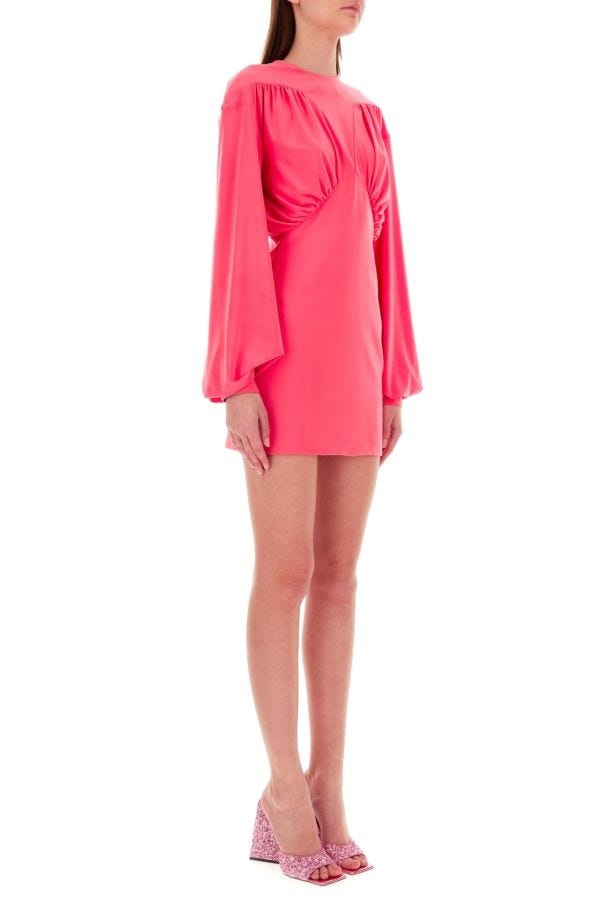 Dark pink jersey Judy mini dress - 4