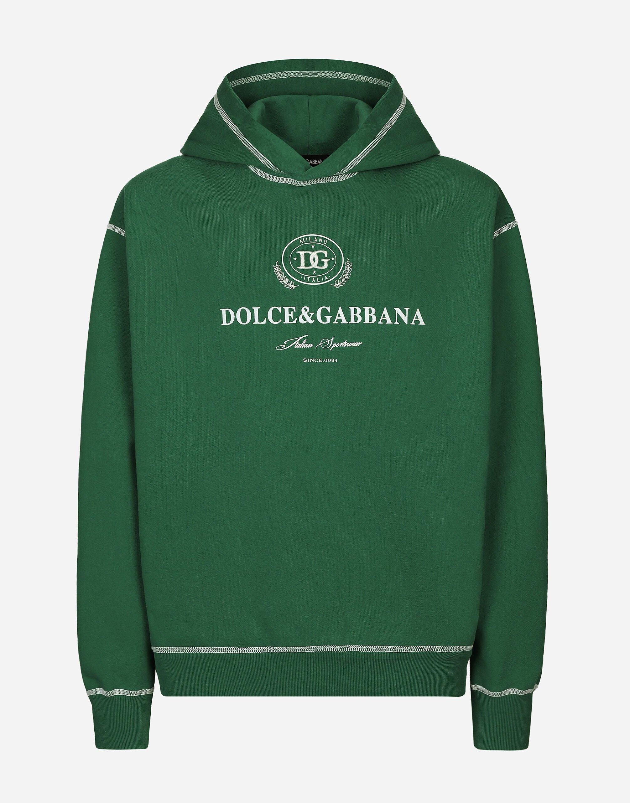 Hoodie with Dolce&Gabbana print - 1