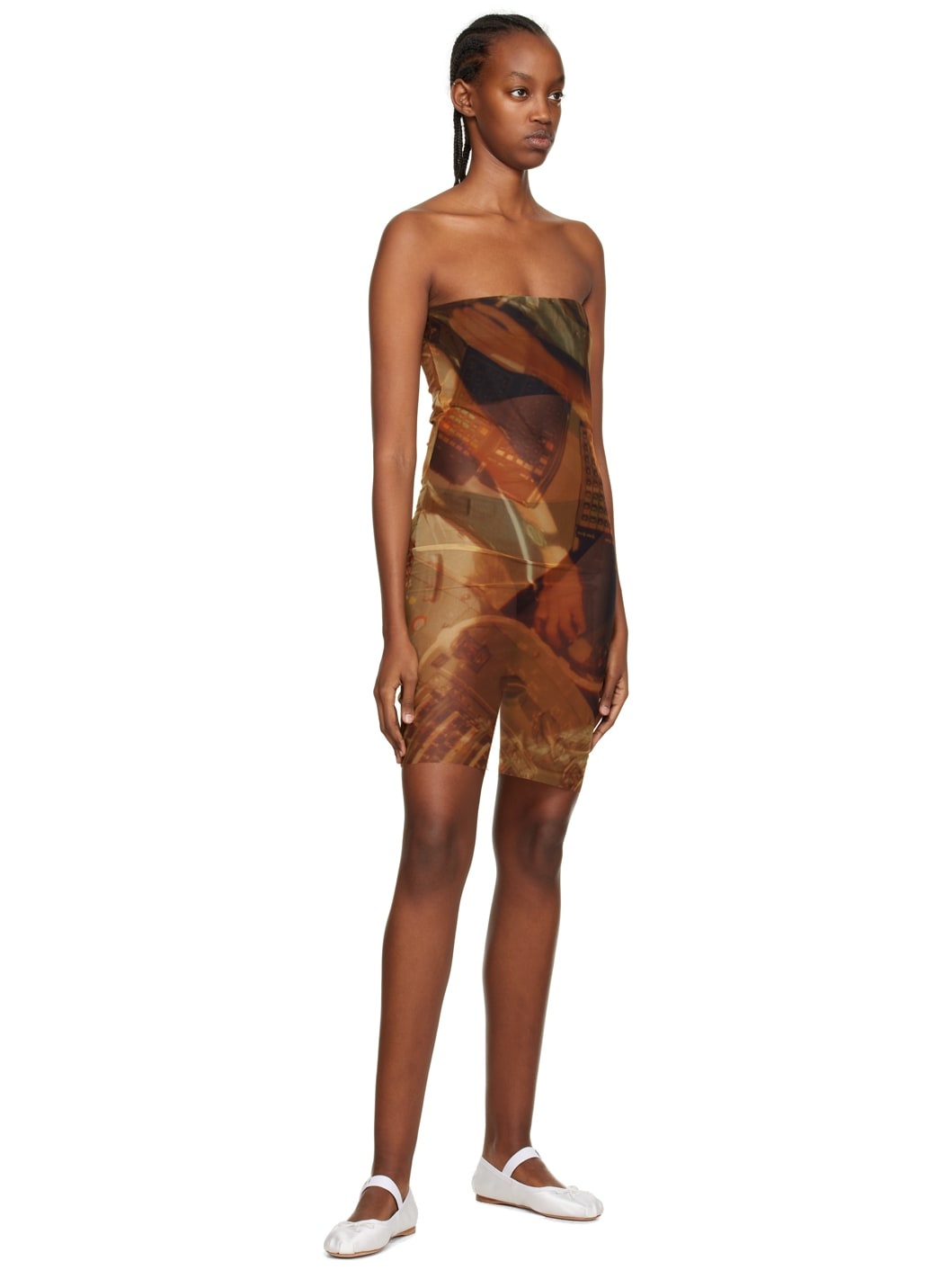Yellow Anti Gravity Minidress - 4