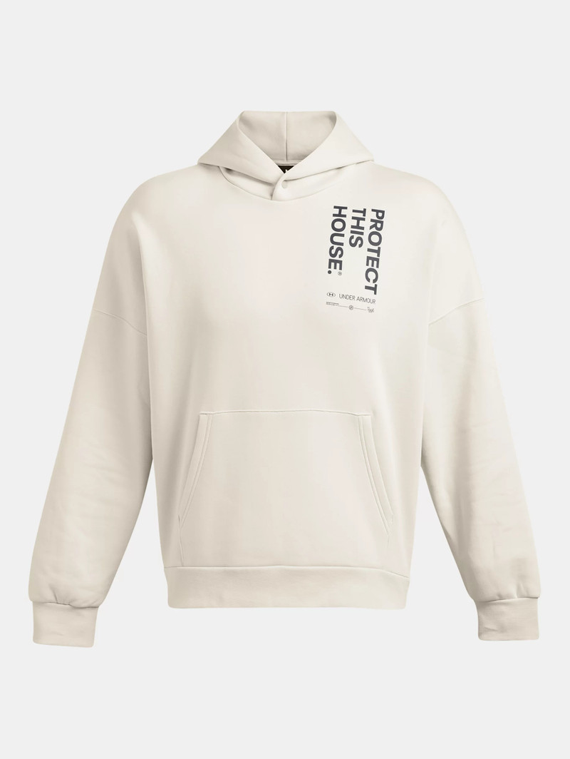 Men's UA Icon Fleece Hoodie Oversized PTH Hoodie - 1