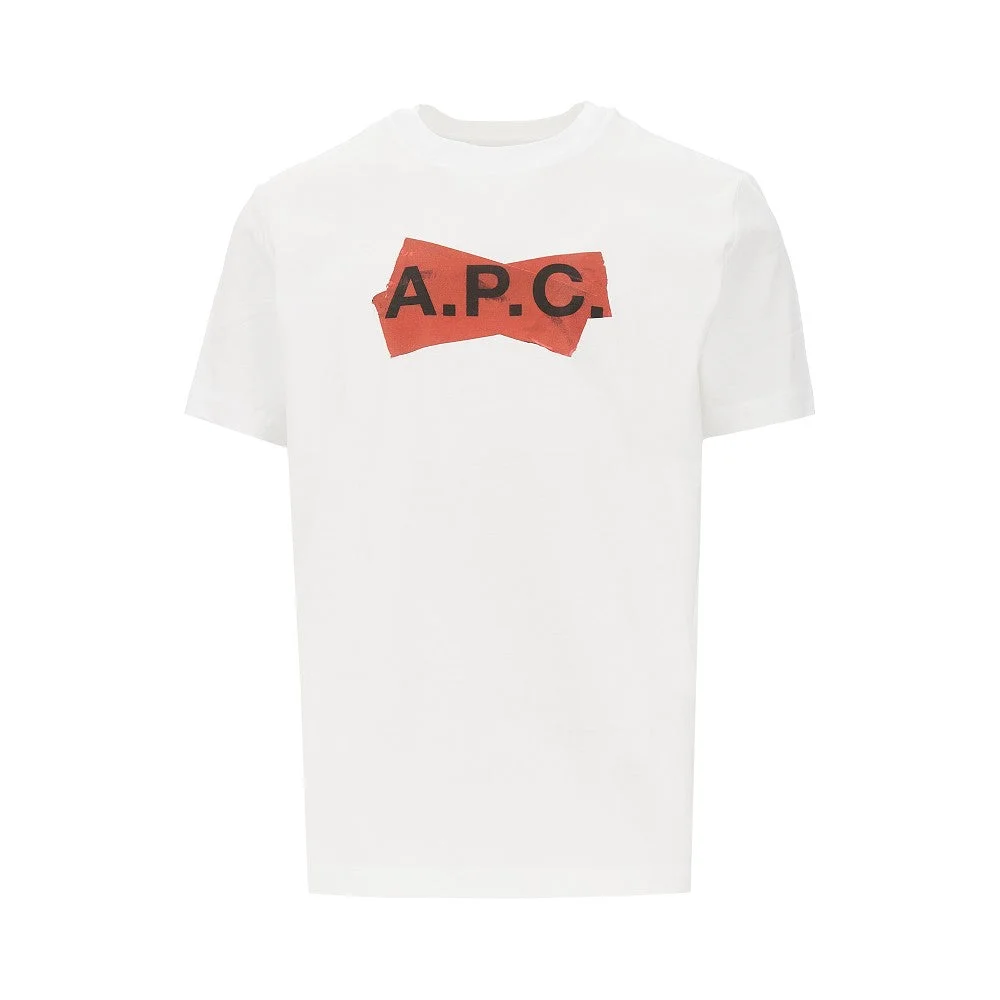 TAPE LOGO PRINT T-SHIRT - 1