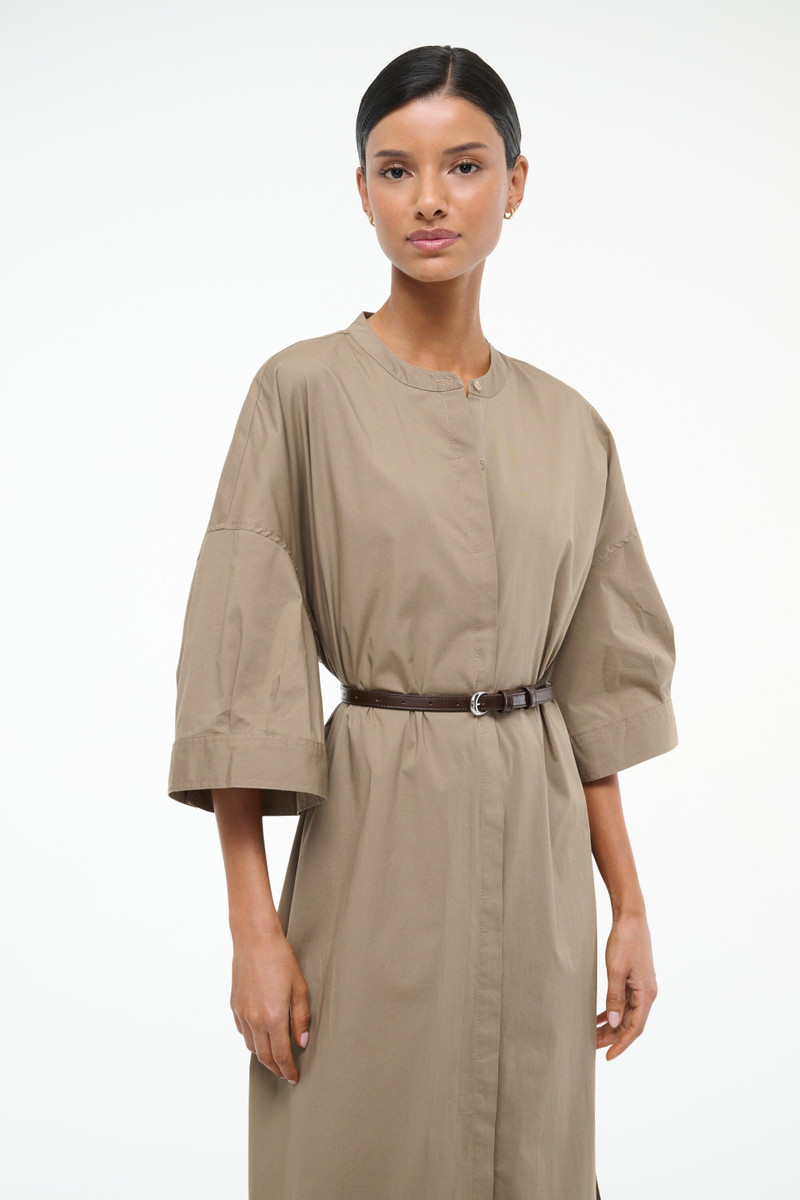 STAUD STAUD ENZO MAXI DRESS TAUPE outlook