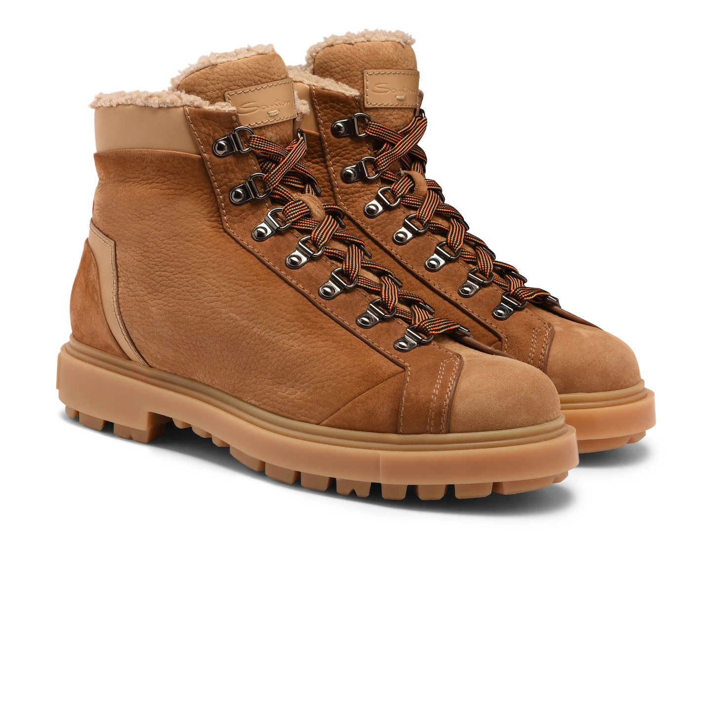 Men’s brown nubuck hiking boot - 3