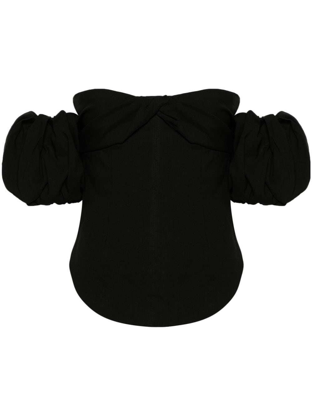 Daniela detachable-sleeves blouse - 1