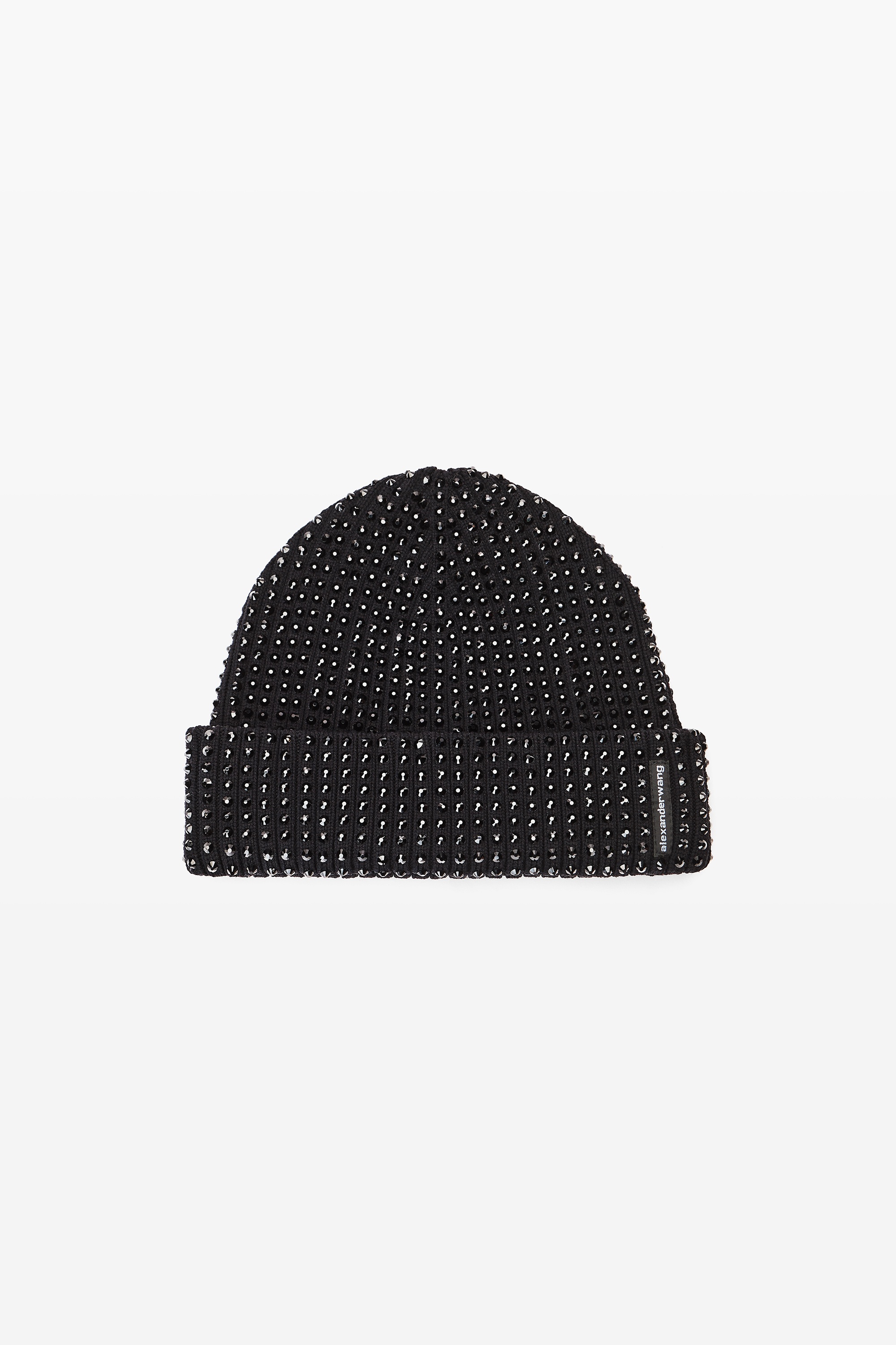 crystal hotfix logo beanie - 1
