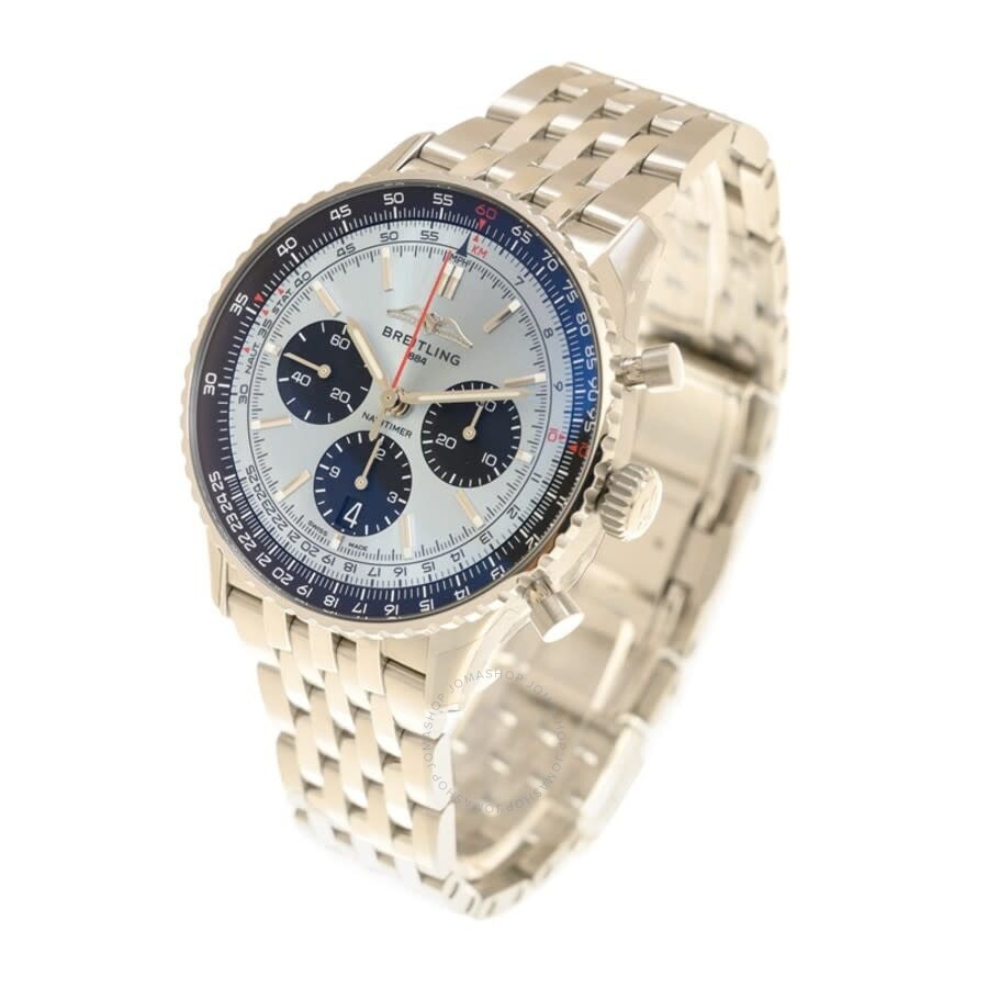 Breitling Navitimer Chronograph Automatic Chronometer Blue Dial Men's Watch AB0138241C1A1 - 4