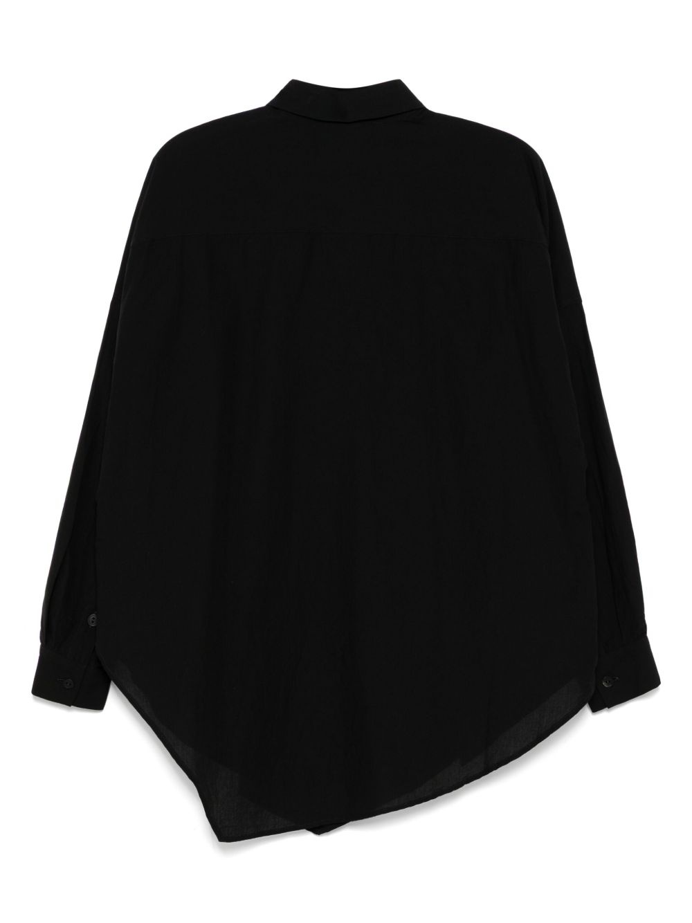 asymmetric cotton shirt - 2