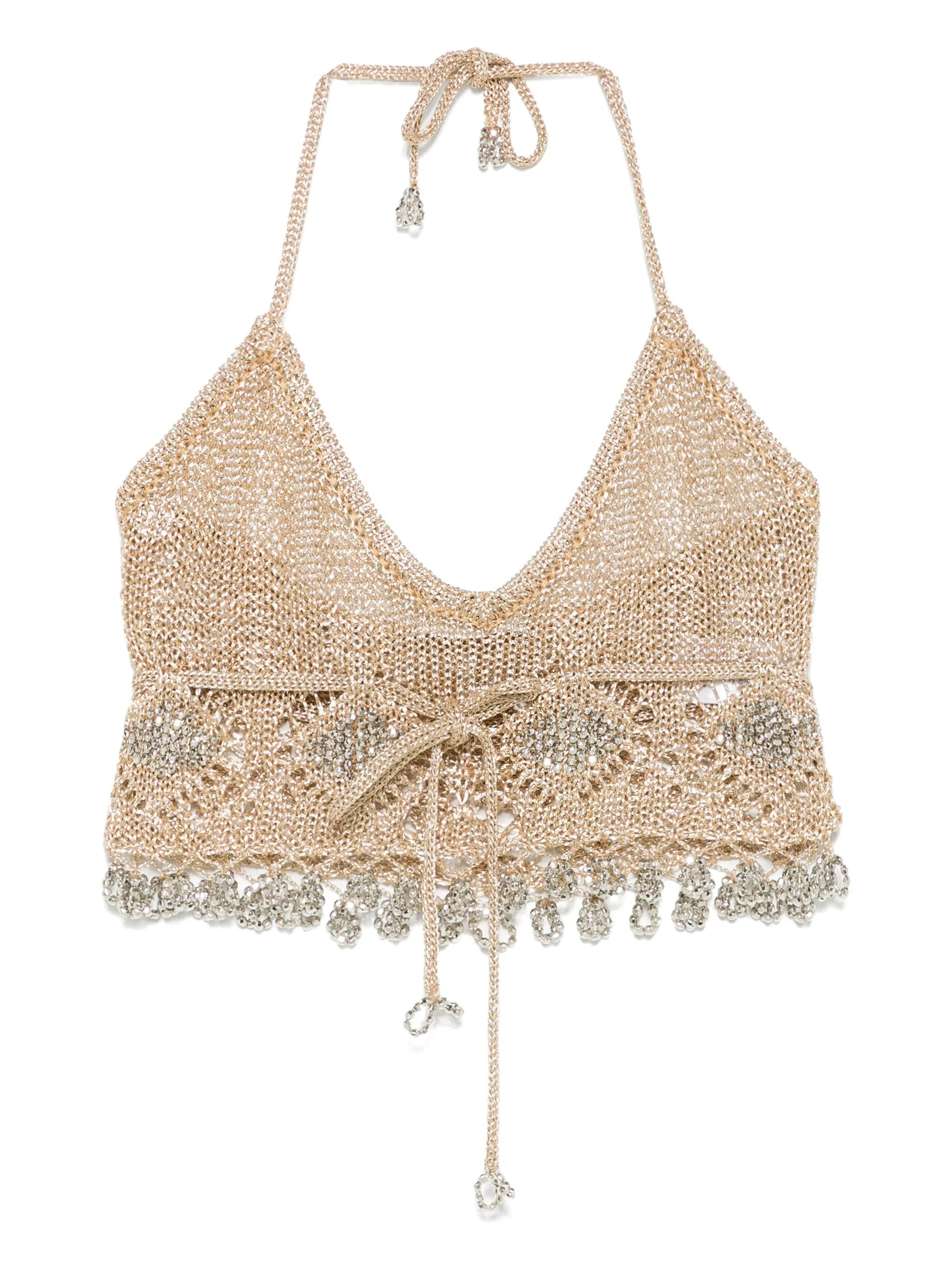 open-knit top - 1