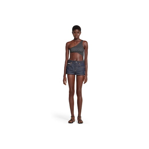 Printed GG stretch jersey swimsuit - 2