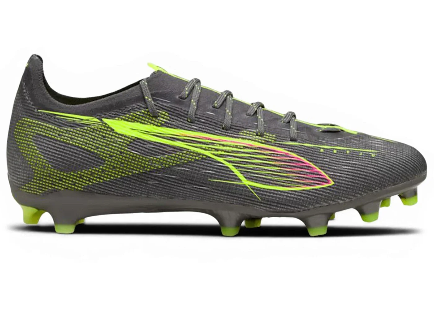 Puma Ultra 5 Pro FG/AG Matte Aged Silver Yellow Alert Sun Struck - 1