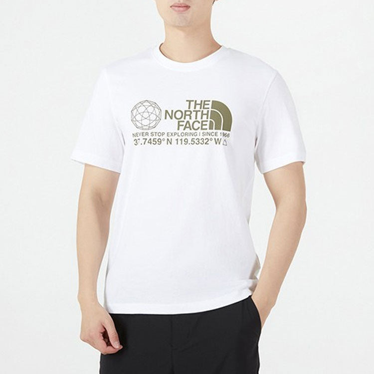 THE NORTH FACE Coordinates Short Sleeve T-Shirt 'White' NF0A7WAT-FN4 - 3