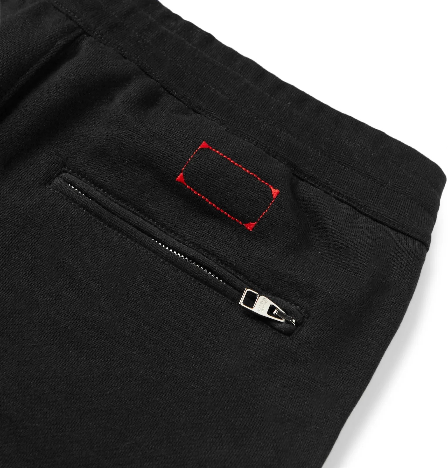 Tapered Logo-Embroidered Fleece-Back Cotton-Jersey Sweatpants - 5