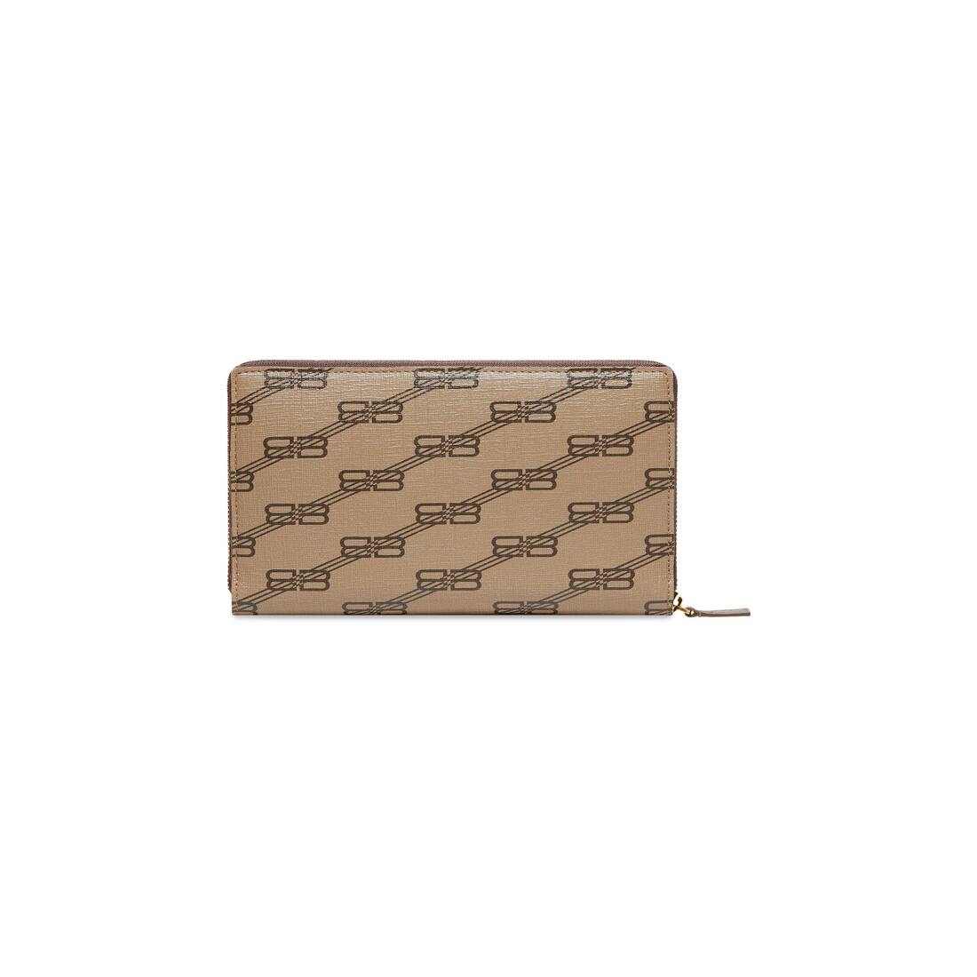 signature continental wallet bb monogram coated canvas - 2