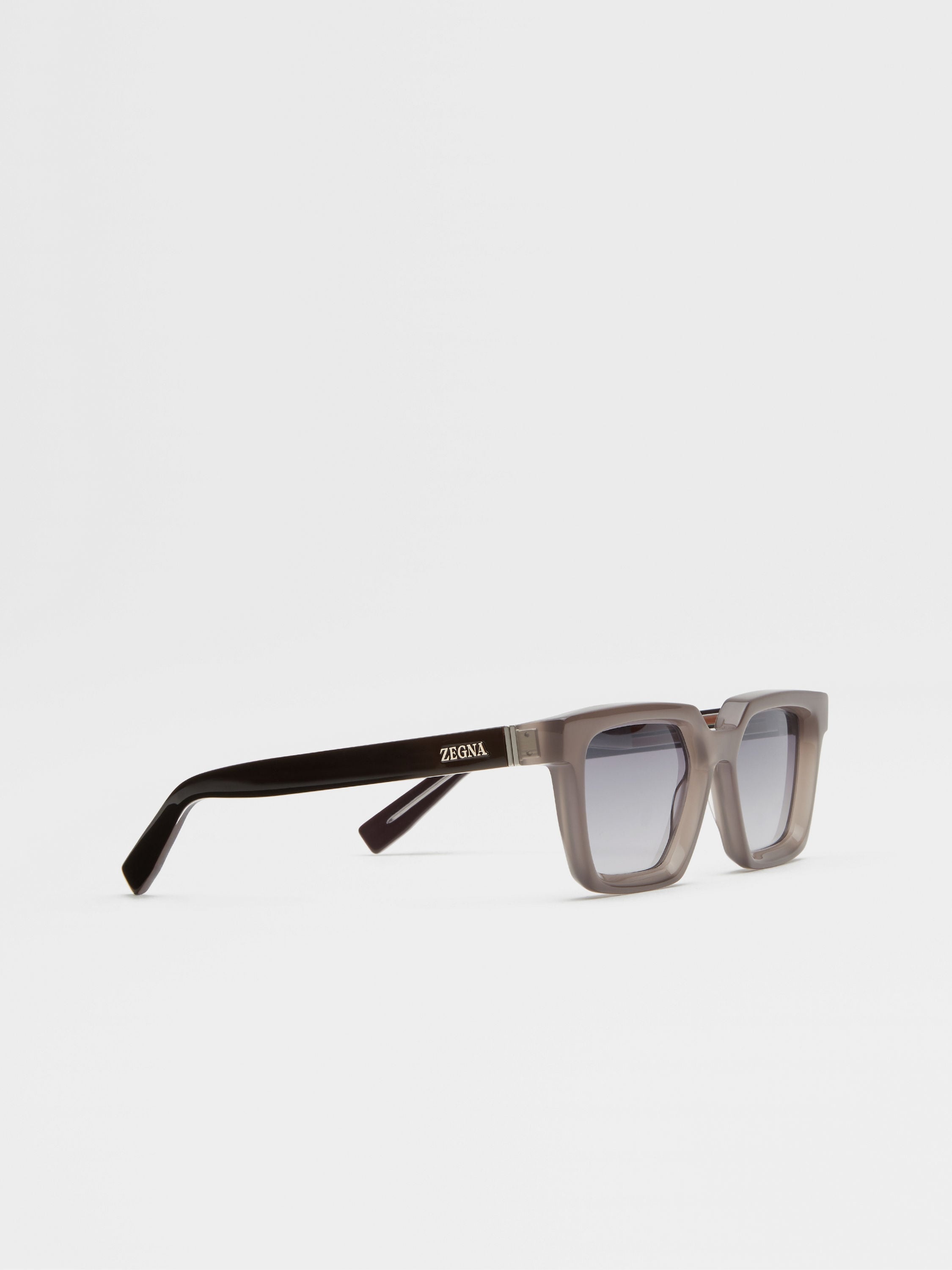 MILKY GREY ACETATE SUNGLASSES - 3