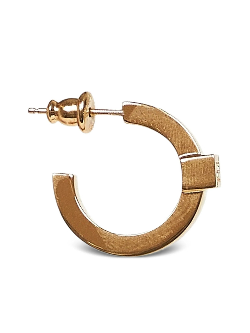 FENDI Fendi FF-logo Hoop Earrings outlook