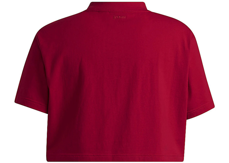 adidas adidas Ivy Park Graphic Crop Tee Power Red outlook