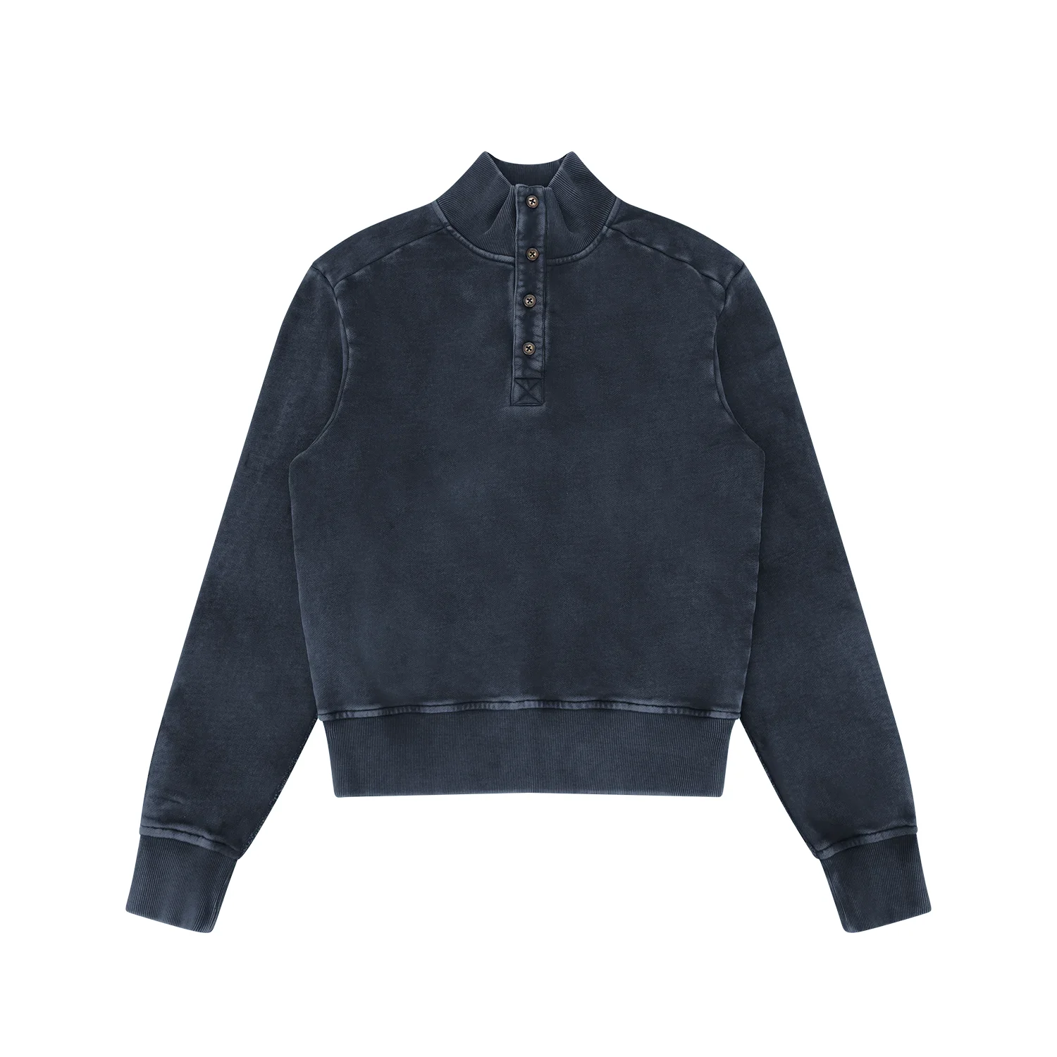 PORT PULLOVER SALTED NAVY - 1