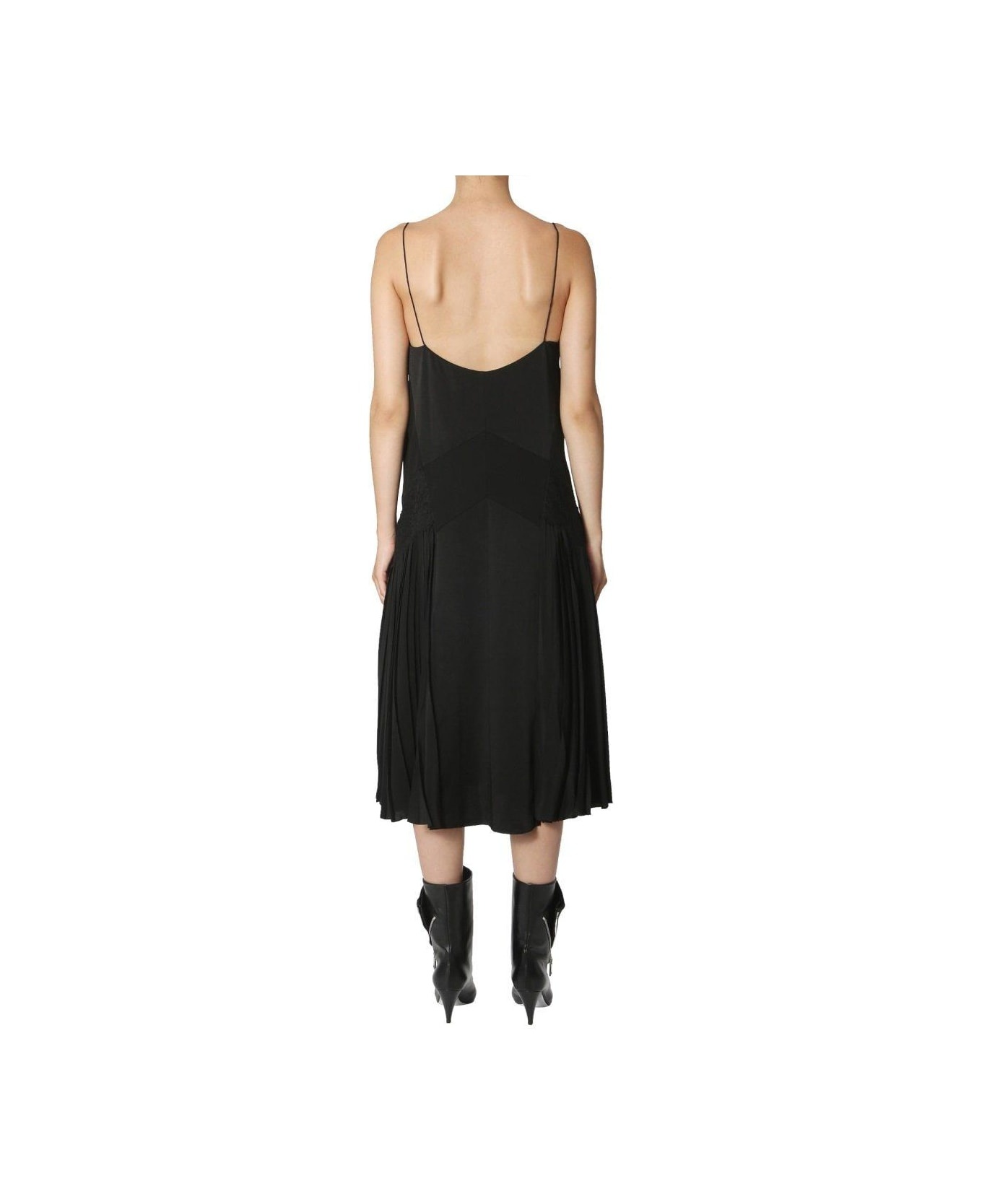 Sleeveless Flared Dress - 2