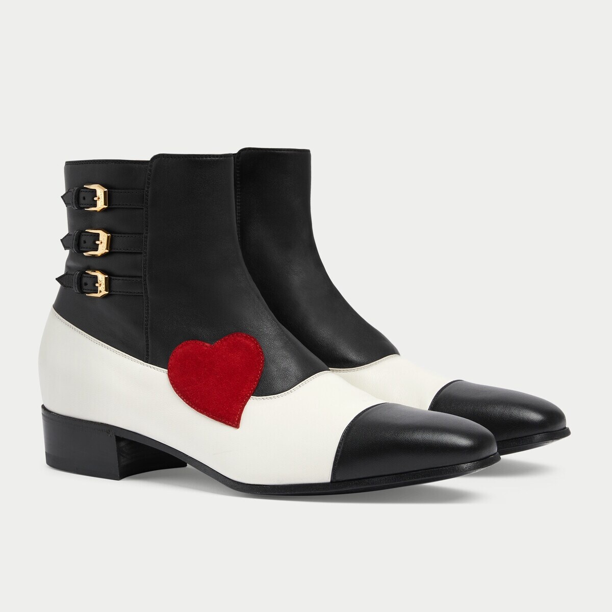 GUCCI Gucci HA HA HA boot with buckles | REVERSIBLE