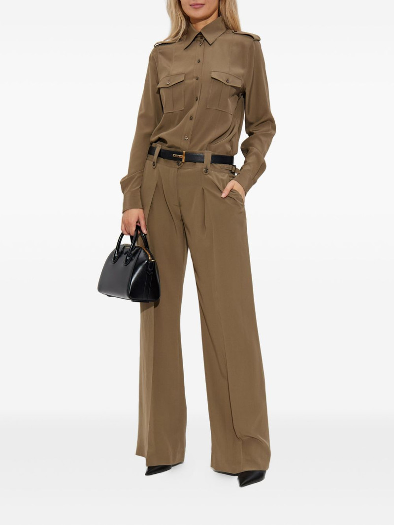 TOM FORD pleated button-fastening trousers outlook