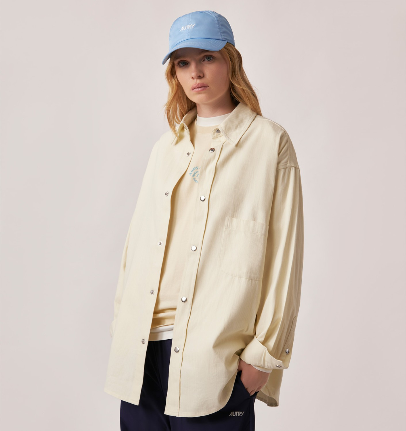 UNISEX HERRINGBONE OVERSHIRT - 2