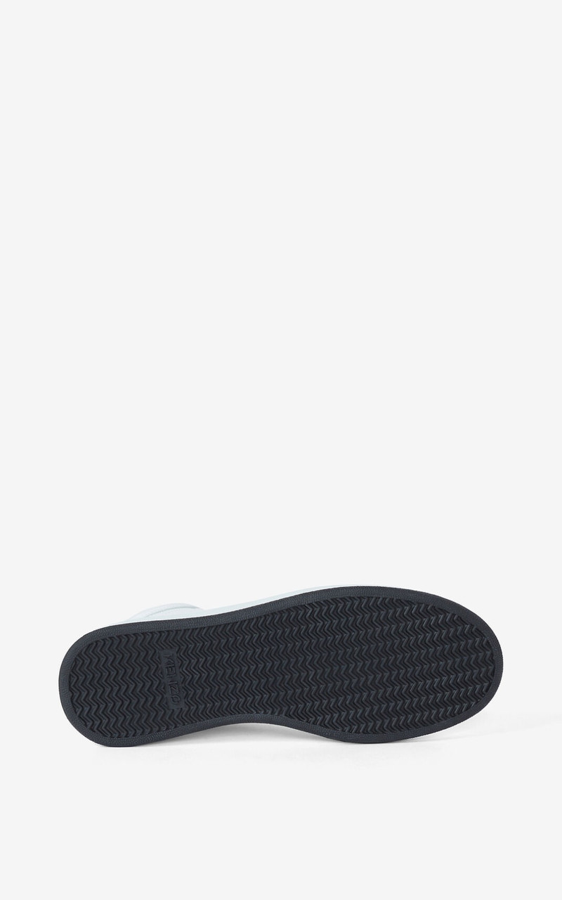 KENZO Kourt leather high-top trainers 5