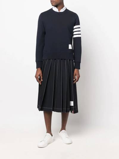 Thom Browne pleated midi skirt outlook