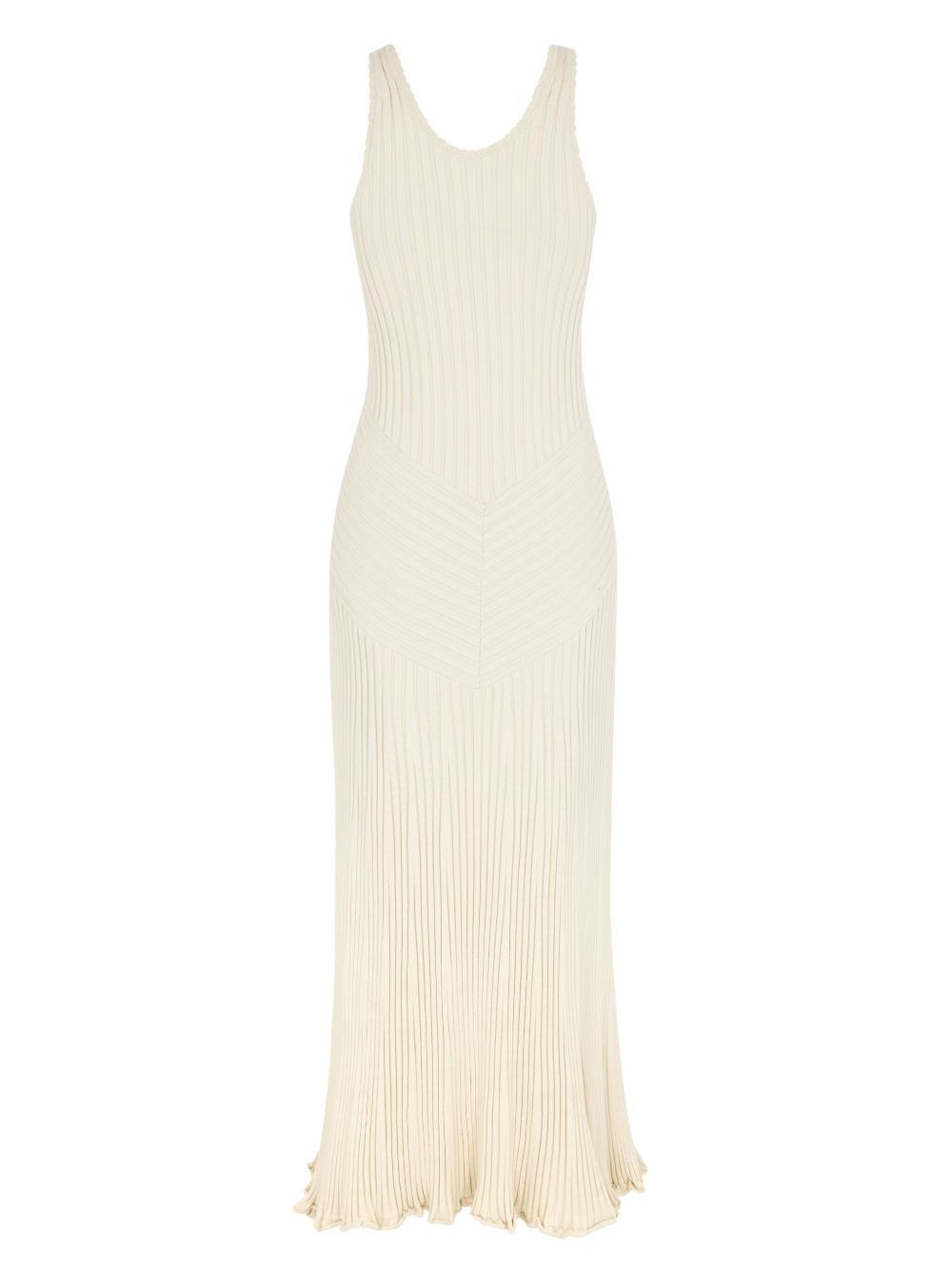 ribbed-knit maxi dress - 2