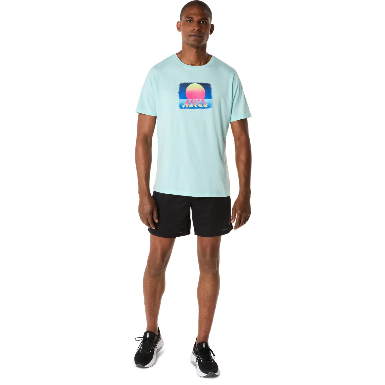 ASICS RETRO SUNSET SHORT SLEEVE TEE - 6