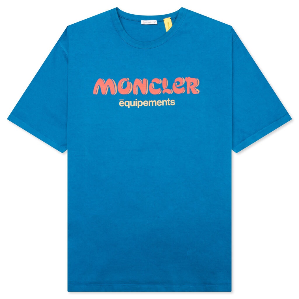 MONCLER GENIUS X SALEHE BEMBURY LOGO T-SHIRT - NAVY - 1