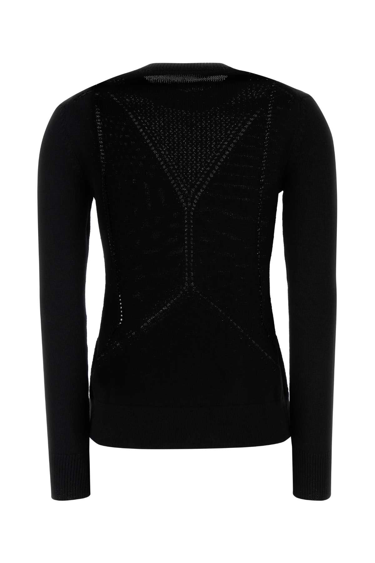 Jil Sander Women Black Wool Blend Sweater - 2