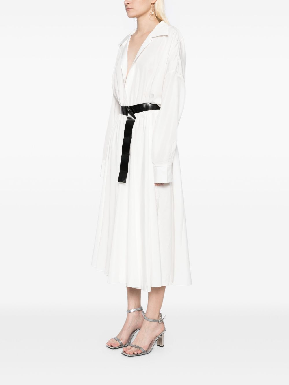 oversized shirt long dress - 3