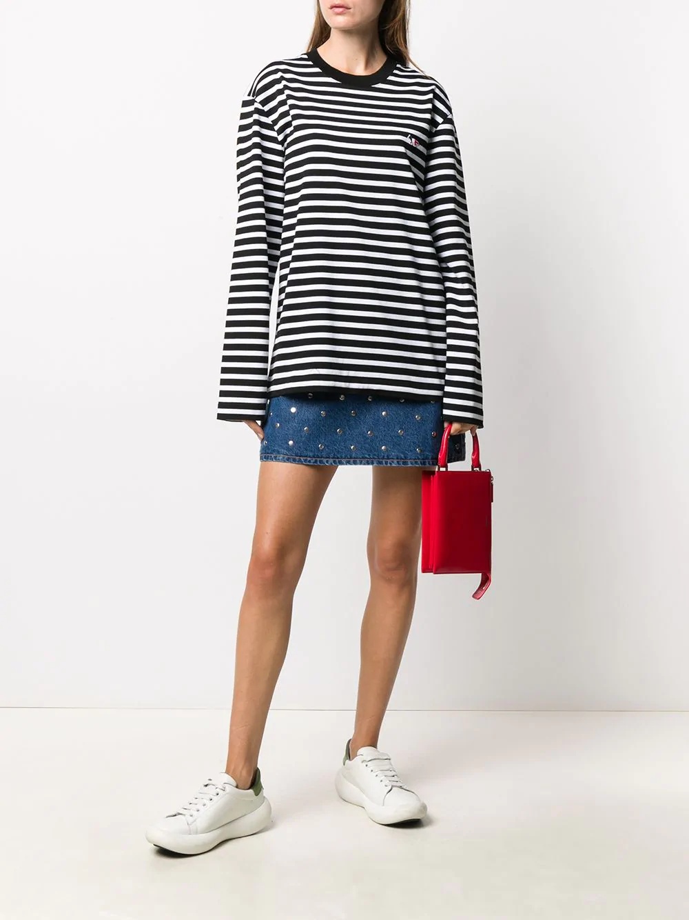 striped long-sleeve T-shirt - 3