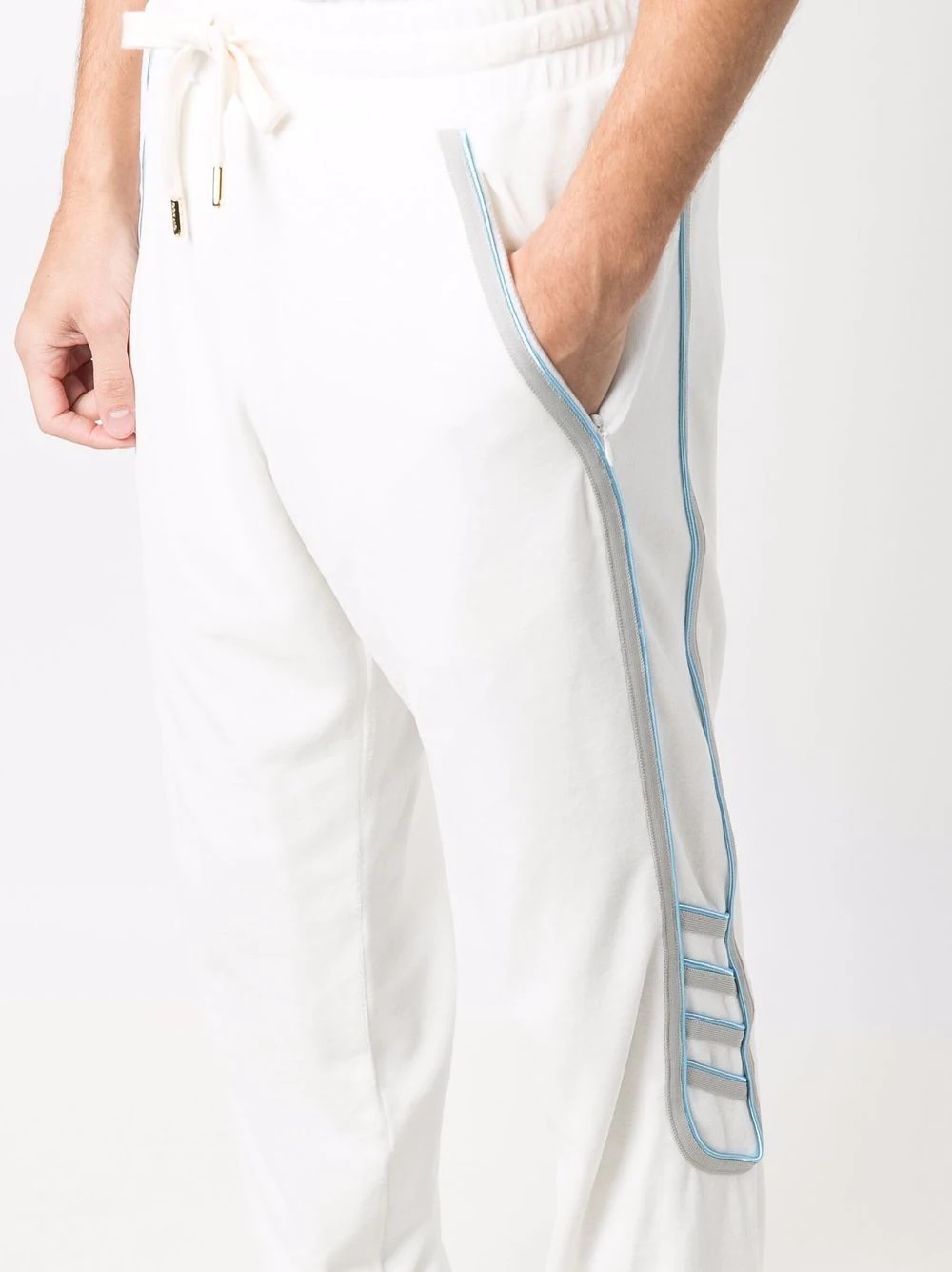 torchon piping-detail track pants - 6