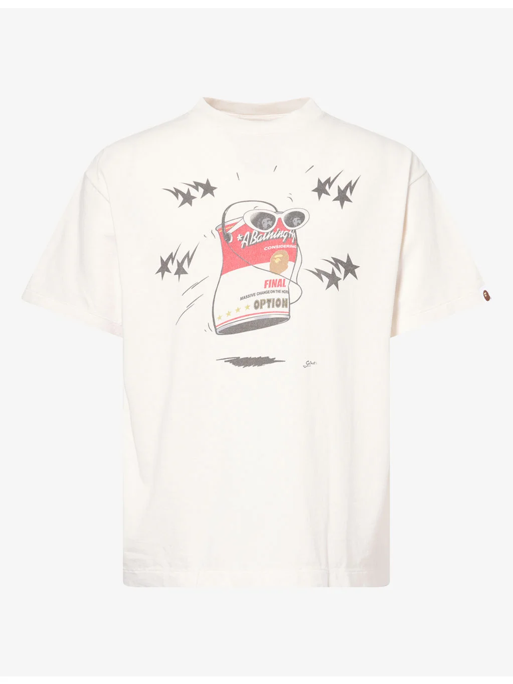 Bape x Saint MXXXXXX Dancing Can Graphic Cotton-Jersey T-Shirt - 1