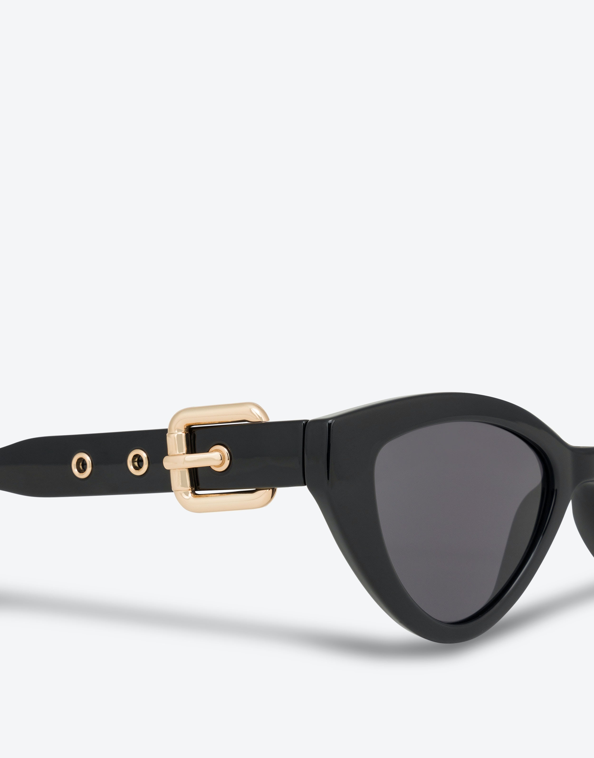 CAT-EYE BUCKLE SUNGLASSES - 3