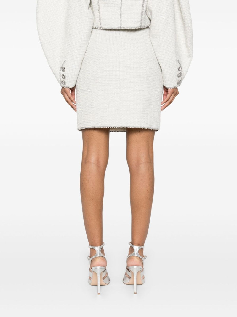 bouclé mini skirt 4