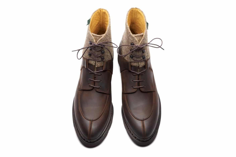 Beaumont Gringo Nubuck/Beige Wool - Rubber Sole 4