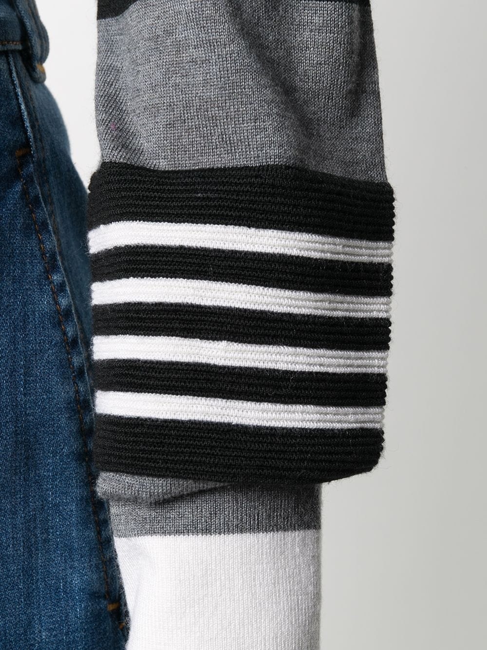 stripe detailing jumper - 5