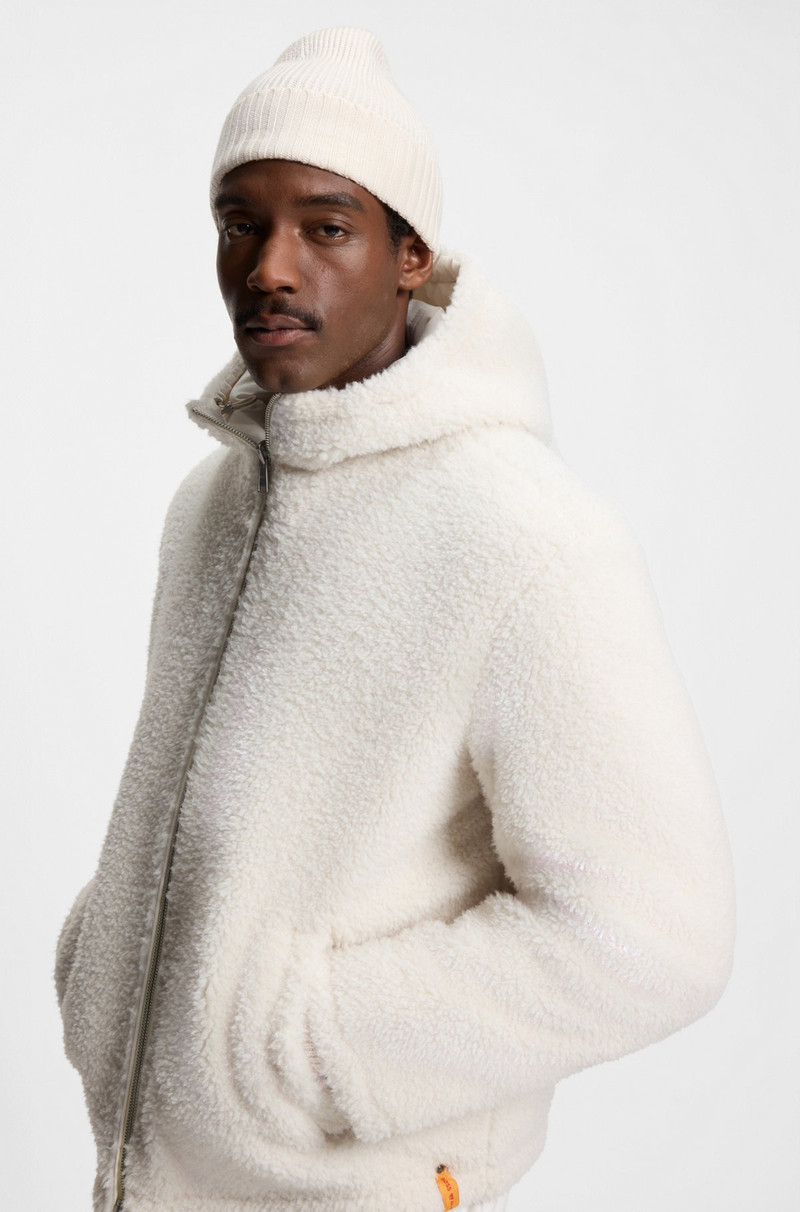 BOSS X STEIFF REVERSIBLE JACKET IN TEDDY 6