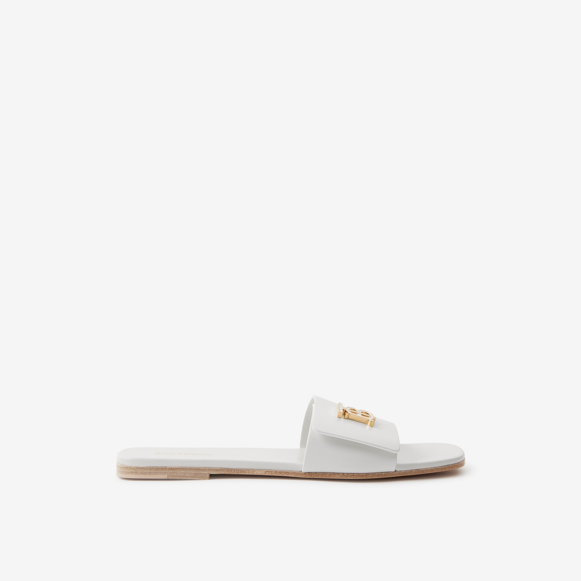 Monogram Motif Leather Slides - 1